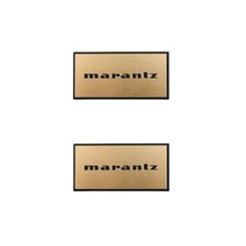 Marantz Speaker logo Badge replacement piece Aluminum 51mm 2.00" X25mm 0.98" 