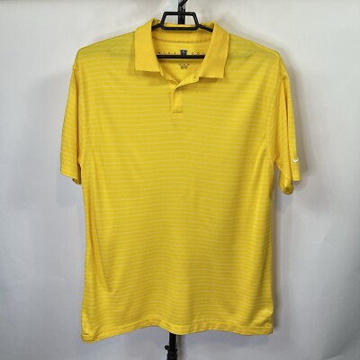 nike golf shirt yellow