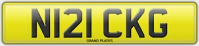 NICK G NUMBER PLATE NICKY OLD PREFIX UK REGISTRATION NICKS N121 CKG 1995 ONWARD