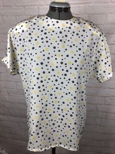 Vintage Country Sophisticate Pendleton Top 10 Polka Dot Short Slv Polyester