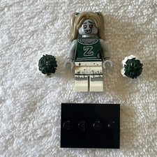 LEGO Minifigure Minifig CMF Series 14 Zombie Cheerleader COL218 71010 NICE 