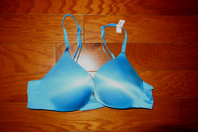 34A   SO ODSESSED Victoria's Secret BRA   VERY SEXY SATIN SUPER PUSH UP MICRO