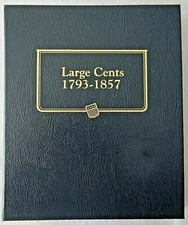 Whitman Classic Coin Album #9110 Large Cents 1793-1857, New