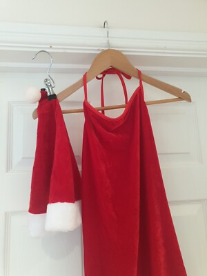 strapless open back dress Red Dress With One Shoulder Christmas Party Outfit – Styledup.co.uk main image 0
