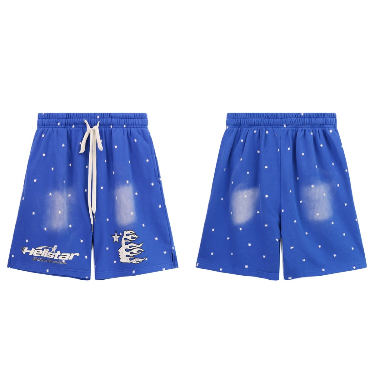 Hell Studios star Gel Sport Logo Shorts Men's Washed Cotton