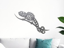 Iguana Metal Wall Art Sign Lizard Reptile Plasma Cut USA Made Gift Idea
