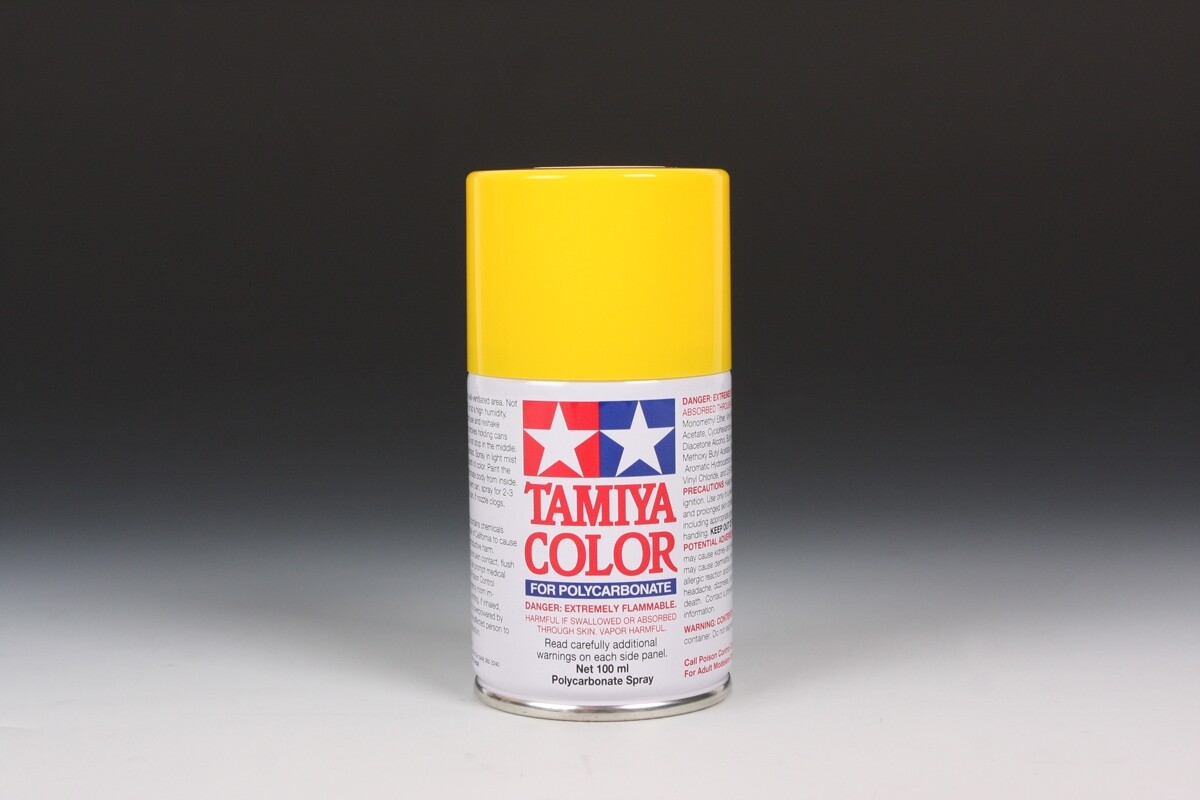 Tamiya 86006 PS-6 Yellow Polycarbonate Lexan RC Spray Paint 100ml - US