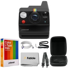 Polaroid Now Generation 3 I-Type Instant Film Camera Black Bundle