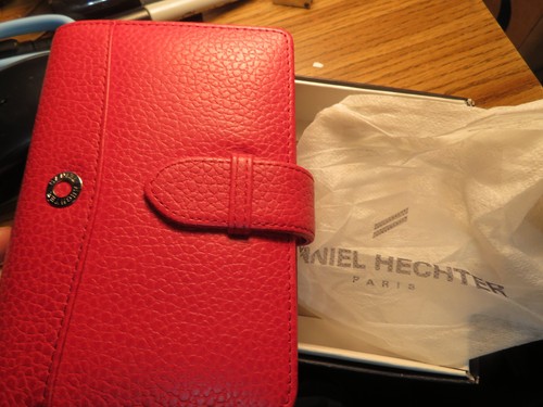 Vintage 1999-2002 DANIEL HECHTER Paris Day Planners rosso o verde a scelta in O/B - Foto 4 di 24