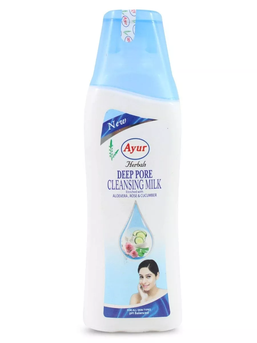 Ayur Herbal Deep Pore Cleansing Milk 100 ml with Aloevera Ph