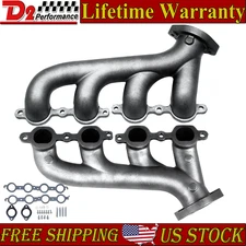LS Swap Cast Iron Exhaust Manifold Headers For Chevrolet LS1 LS2 LS3 4.8,5.3 6.0