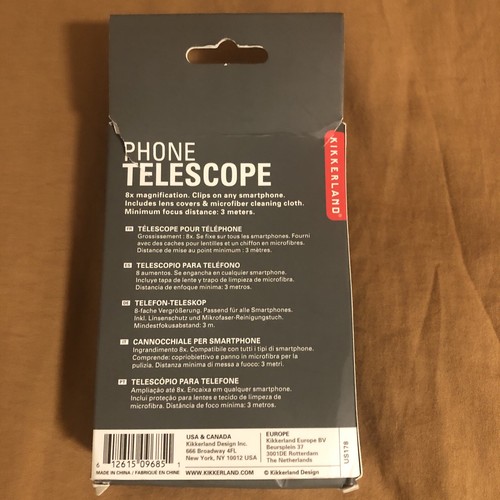 Télescope téléphonique Kikkerland - Photo 4 sur 6