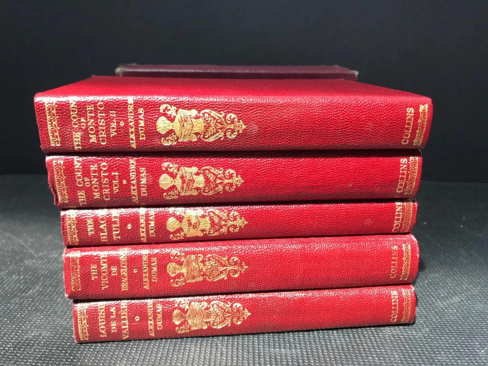 Lote De Colección De Cinco (5) Colección Alexandre Dumas: Tulipán Negro, Louise de La Va Foto 3 de 4