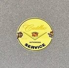 VINTAGE CADILLAC PORCELAIN SIGN CAR GAS AUTO MOTORCYCLE TRUCK