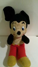Disney Mickey Mouse California Stuffed Toys plush 1950s era 14" tall