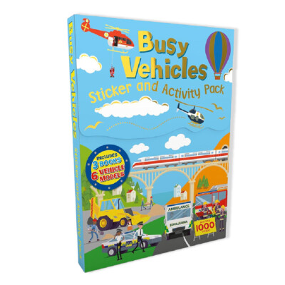 Bookoli Buy Vehicles Kids Sticker & Activity Book Pack Doodle Craft/Art ...