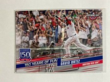 David Ortiz 2019 Topps Opening Day #YOF-20 Boston Red Sox Card 150 Years of Fun