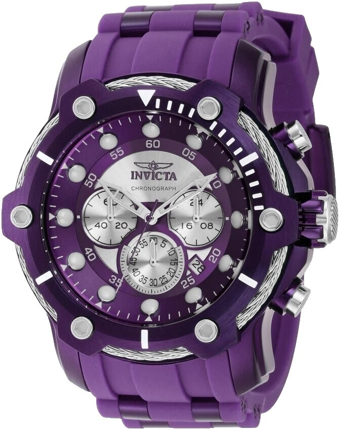 Relógios de pulso pulseira de borracha Invicta Bolt