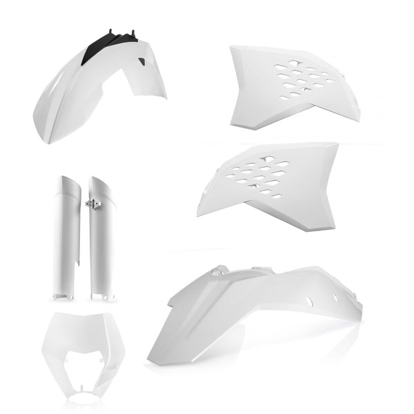 Acerbis Set Motorradverkleidungen Plastics FüR KTM EXC 125 2008 2009 2010 2011-image