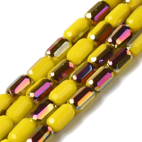5 Fili Colonna Sfaccettata AB Colore Elettropiastra Vetro Perline 3~4x5~6mm 15,75'' - Foto 92 di 233