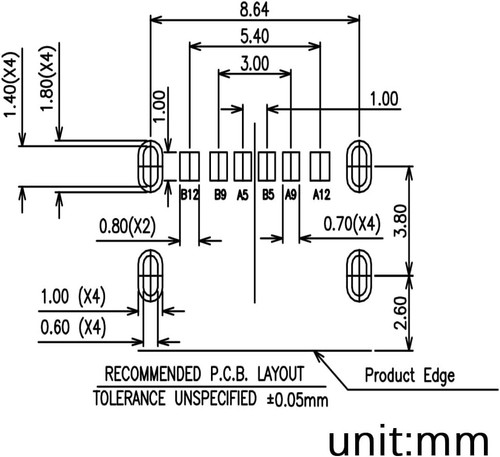 6 Pin USB 3.1 Female 180 Degree Type-C Female Plug Connectors Charging Port - Picture 3 of 7