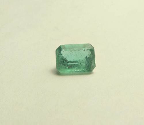 798- ct 1,34 BELLO SMERALDO OTTAGONALE NATURALE I2 mm 7,6 NOVA ERA BRASILE - Foto 7 di 11
