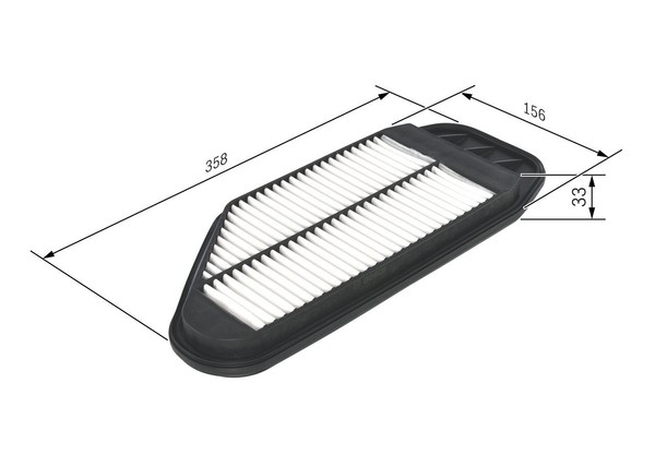 NEU - Bosch F026400349 Luftfilter FüR Chevrolet-image