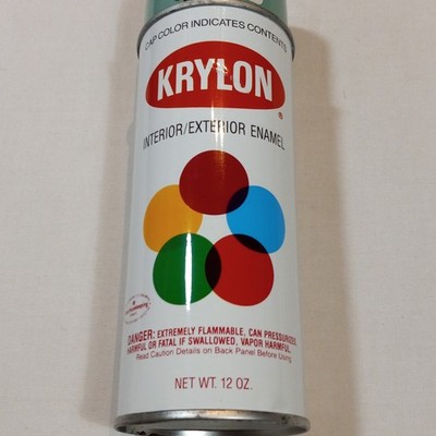 KRYLON ヴィンテージ缶 80s KRYLON Jade Green Spray Paint Can Vintage 60% Full Graffiti