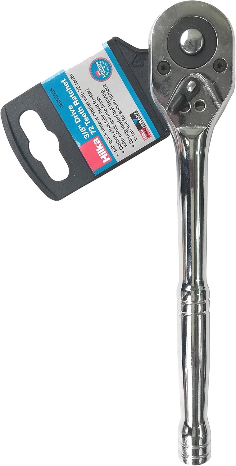 Hilka 08050008 3/8"" Drive 72 Teeth Ratchet