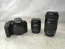 Canon EOS Kiss X9i DSLR Camera Double Zoom Kit Used