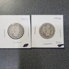 Barber Silver Quarter  1897 1916 Silver Coins Lots of 2  #293