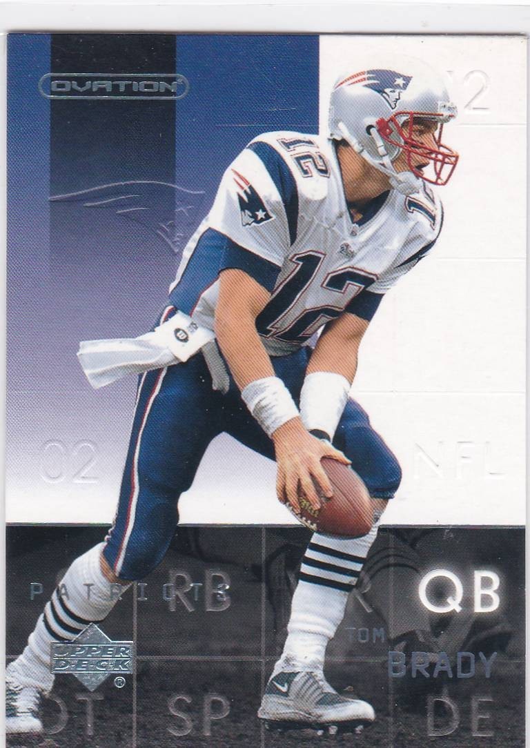 Tom Brady 2002 Upper Deck Ovation HOF New England Patriots #51 Free Shipping!