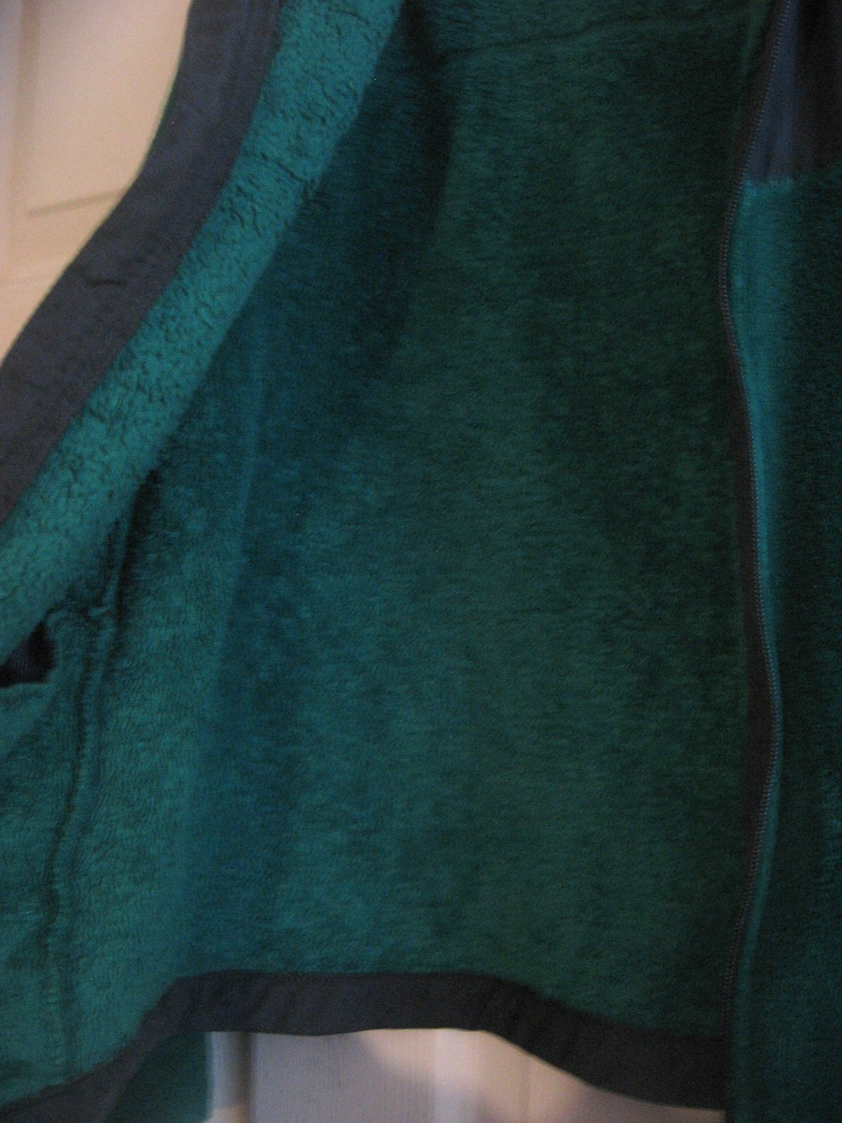 Danskin Women's Zippered Fleece  Green / Navy Jacket Size M thumbnail 3