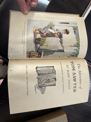 Die Abenteuer des Tom Sawyer von Mark Twain 1936 Heritage Press Norman Rockwell - Bild 9 von 12