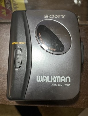 Sony WM-EX122 Walkman Mega Bass Cassette Player Working Tested