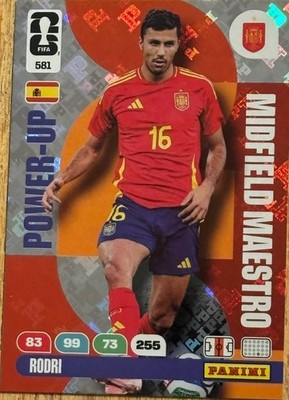 Panini FIFA ADRENALYN XL Club World Cup 2026 NR. 581 Rodri MIDFIELD MAESTRO