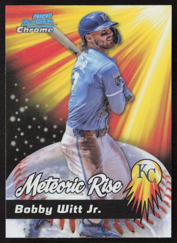 2025 Bowman Chrome Meteoric Rise Bobby Witt #MR-11 GS1