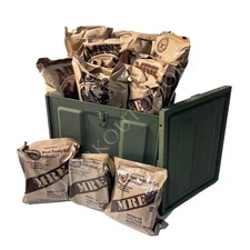 Ammo Can Storage Military Fuze Ammunition - Renewed and 2025 MRE Combo A Case