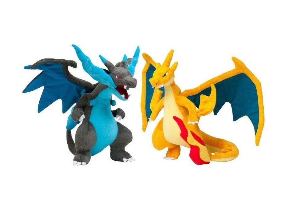 Pokemon Mega Charizard X Y Plush Toy 9 Inch