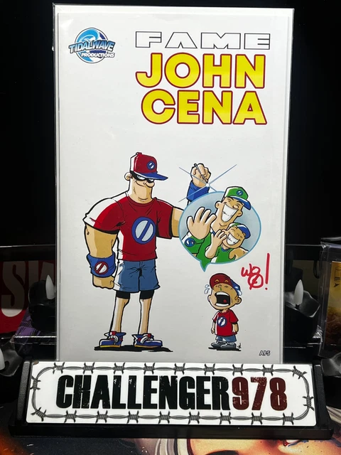 JOHN CENA #1 Matthew Waite SIGNED Trade-Dress w/ COA