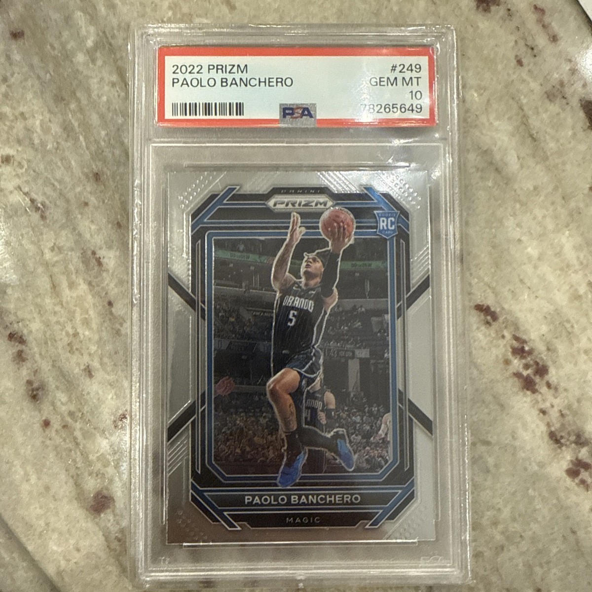 2022 Panini Prizm 249 Paolo Banchero RC Rookie PSA 10 Gem Mint | eBay