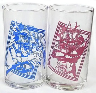 Movic Yu-Gi-Oh! Yusei Fudo Jack Atlas Mug & Teacup Glass Set 4.3in