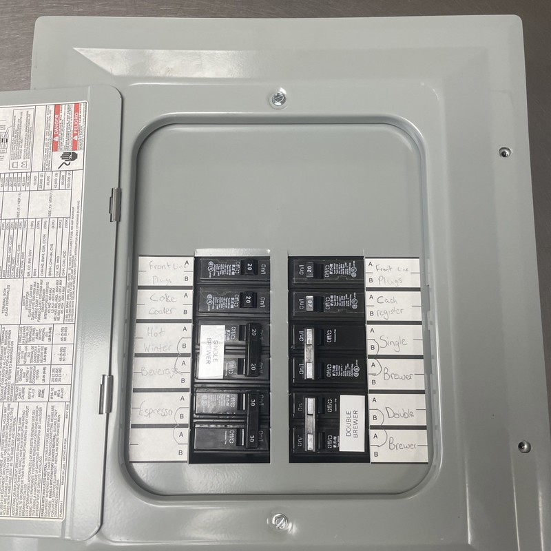 EATON Electric Panel BR1212L 125 AMP Breaker Box 120/240V With Existing Breakers