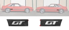 1985-1986 Ford Mustang Gt Front Of Quarter Panel Body Moulding Moldings Pair 1985-1986 Ford Mustang Gt Front Of Quarter Panel Body Moulding Moldings Pair