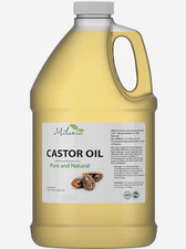 Premium Castor Oil - 100 Pure and Hexane-Free Cold-Pressed.