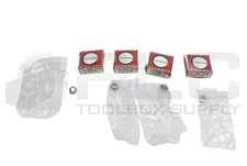 LOT OF 4 NEW CONSOLIDATED FR-188-ZZ FLANGED BALL BEARING 1/4" BORE READ