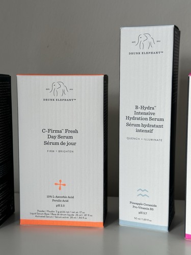 Brand New Drunk Elephant X 4 Serum Set: Resurf, Day, Hydration & Night Serums - Bild 11 von 17
