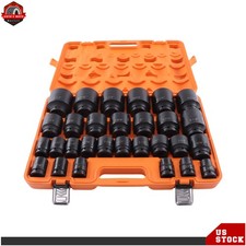 Lablt 29pcs 6-point 34 Drive Shallow Impact Socket Set Cr-mo Sae 34 - 2-12