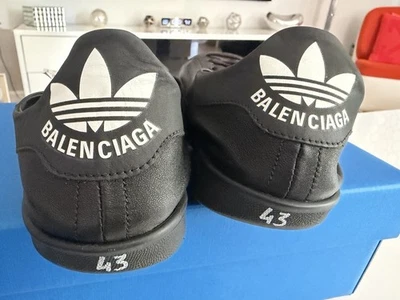 Adidas x Balenciaga Stan Smith Black for sale | eBay