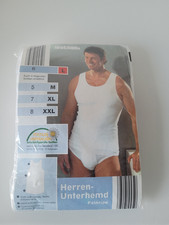 watsons Herren Unterhemd Größe L = 6 NEU NEU weiß